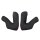 Coussinets de joues Fox Rpc Mips 45Mm Blk