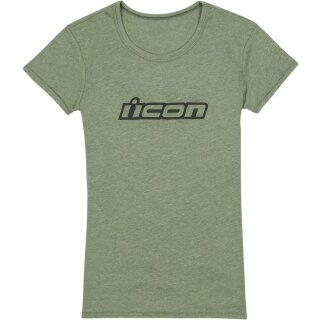 Icon T-Shirt Frauen Clasicon Green