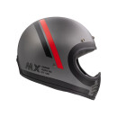 PREMIER Motocrosshelm MX DO 17 BM schwarz matt-grau matt-rot matt