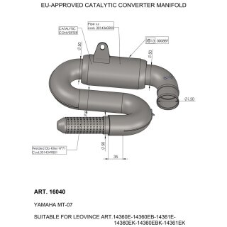 Leo Vince katalysator MANIFOLD