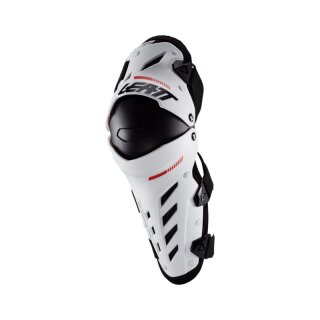 Leatt knæ-/skinnebensbeskytter Dual Axis hvid