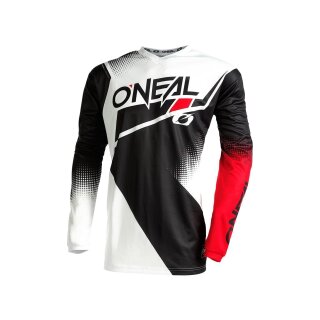 Oneal Element Jersey Racewear V.22 Schwarz/Weiß/Rot