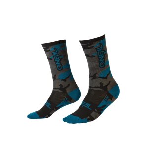 Oneal MTB Performance Sock CAMO V.22 gray/blue/black (39-42)