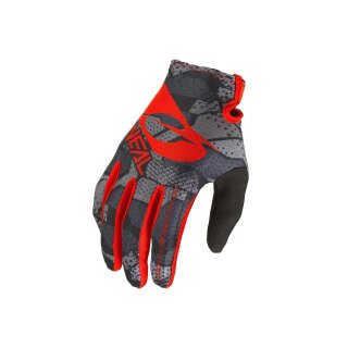 Oneal MATRIX Kinder Handschuhe CAMO V.22 Schwarz/Rot