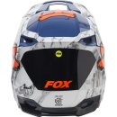 Fox V1 KARRERA Motocross Helm, [DRK INDO]