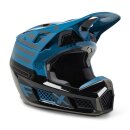 Fox V3 Rs Ryaktr Motocross Helm Maui blau
