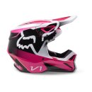 Fox V1 Leed Motocross Helm Dot/Ece Pink