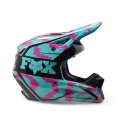Fox V1 Nuklr Motocross Helm Dot/Ece Teal