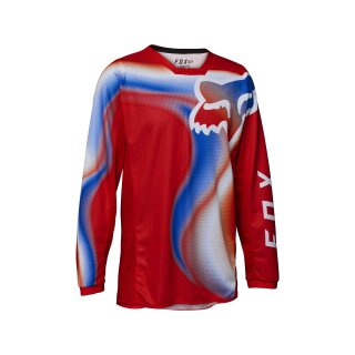 Fox Yth 180 Toxsyk Jersey  Fluorescent Red