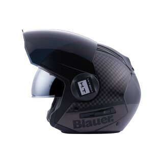 Blauer Helm Real B Graphic Matt black-Tit-Grey H128