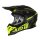 JUST1 Motocross Helm J39 STARS schwarz gelb Fluo Titanium Matt