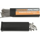 MOOSE RACING HARD-PARTS Spoke Set Moose 18" Ss
