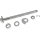 DRAG SPECIALTIES Axle Rear 14-22Flt Chr