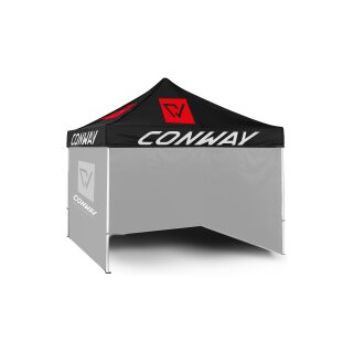 CONWAY præsentationstelt
Komplet sæt pavillon inkl. vogn. Forstærket version med større aluminiumsprofiler. Uden sidevægge