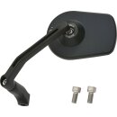 DAYTONA D-Mirror-5 Pan Rod Alu Bk