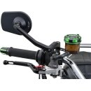 DAYTONA D-Mirror-5 Pan Rod Alu Bk