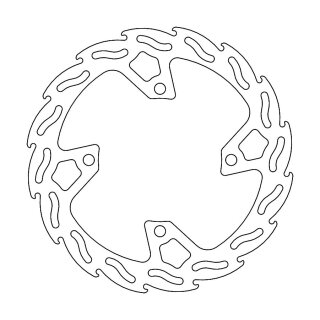 Disco de freno trasero Moto-Master FLAME