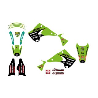 BLACKBIRD RACING Graphic Kit Kawa Team 21