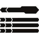 CALCOMANÍA CADENA GD MAT BK