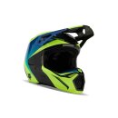 Fox V1 Streak Motocross Helm schwarz/gelb