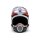 Fox V1 Streak Motocross Helm weiss