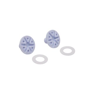 Fox 22 V1 Helmschirm Schrauben Satz Wht