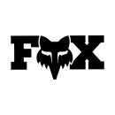 Fox Aufkleber 3" Blk
