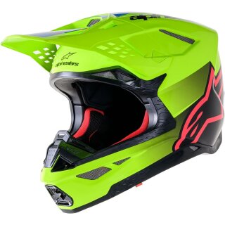 Alpinestars Motocross Helm Sm10 Unit Yl/B