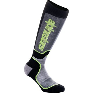 Alpine stars socks MX+ Blk/Gy/Yl