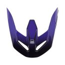 Fox V1  Helm Helmschirm - Interfere Blk/Blu