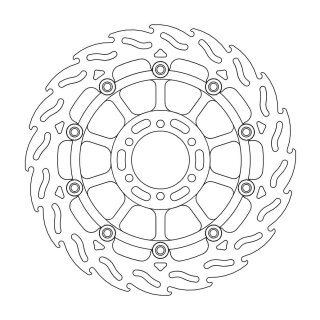 Moto-Master Bremsscheibe FLAME FLOAT rechts