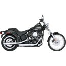 MUFFLERS 3" TWIN SLASH CHROME