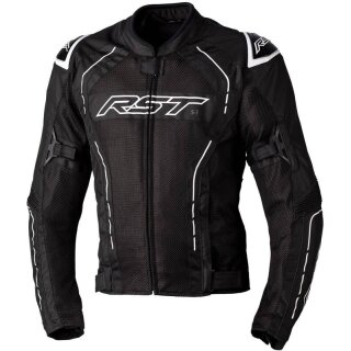 RST S1 Mesh CE Textile Jacket - Black/White Size M