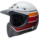 BELL Moto-3 Helmet - RSD Saddleback Satin/Gloss White/Black