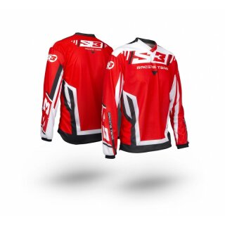 S3 Racing Team Jersey Jugend rot/schwarz Größe YXS