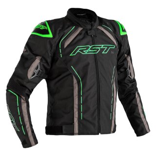 RST S-1 Jacket Textile Black/Grey/Neon Green Size M
