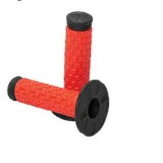 PRO TAPER MX Grips Sort - Rot/Schwarz