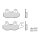 BREMBO Scooter Sintered Metal Brake pads - 07033XS