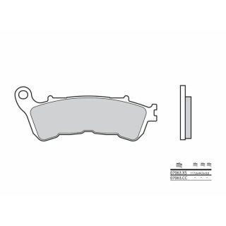 BREMBO Scooter Sintermetall Bremsbeläge - 07063XS
