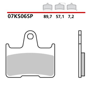 BREMBO Bremsbeläge 07KS06SP - Sintermetall