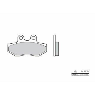BREMBO Scooter Carbon Keramik Bremsbeläge - 07068