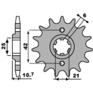 PBR Steel Standard Front Sprocket 338 - 530