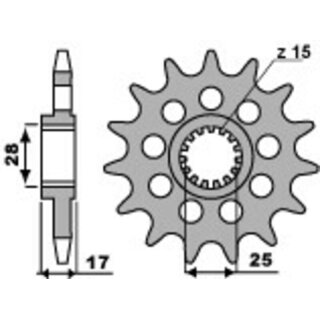 PBR Steel Standard Front Sprocket 2249 - 525