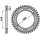 PBR Ultra-Light Aluminium Hard Anodized Rear Sprocket 4400 - 520