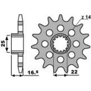 PBR Steel Standard Front Sprocket 2171 - 520