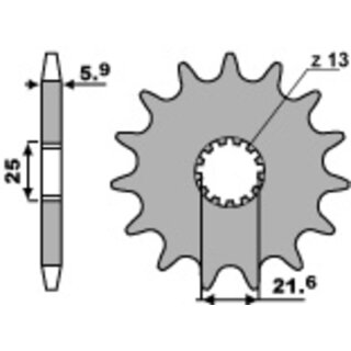 PBR Steel Standard Front Sprocket 565 - 520