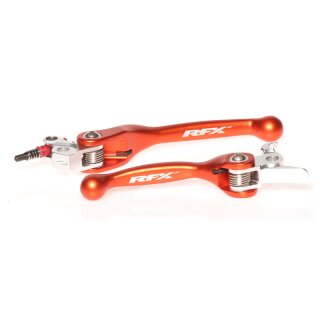 Set di leve flessibili RFX Race Forged (arancione) - KTM Freni Brembo vari / Frizione Magura