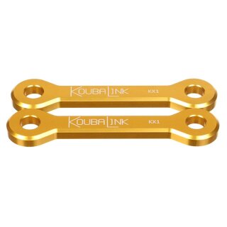 Zestaw obniżający KOUBALINK (25,4 mm) złoty - Kawasaki KX125 / 250