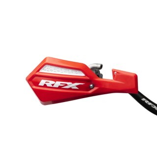 Osłona dłoni RFX 1 (czerwono-biała) wraz z zestawem montażowym