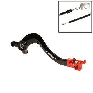 Leva freno posteriore RFX Pro FT (nero/arancio) - KTM SX85